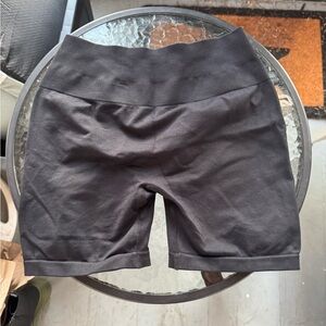 Black spandex bike shorts